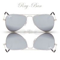 Brilliant Luxury goes instram by emmy_de_ ♦ Ray Ban 'Aviator Junion' Metal Mirror Sunglasses
