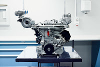 Jaguar C-X75 Hybrid supercar prototype engine