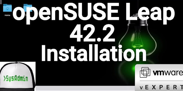 openSUSE Leap 42.2 Installation on VMware Workstation