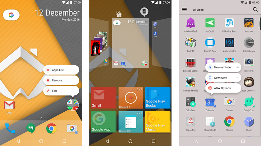 adw launcher pro gratis ultima versón