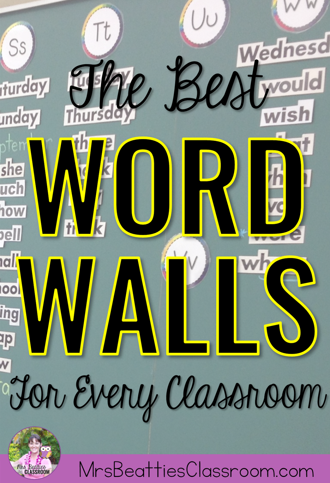 Let's Talk Word Walls  Word wall, Word wall letters, Word wall