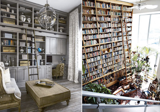 Blog de Ámbar Muebles: Librerías con escalera: el sueño de cualquier amante  de la lectura