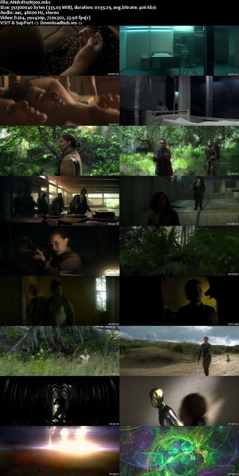 Annihilation 2018 English 480p WEBRip MSubs