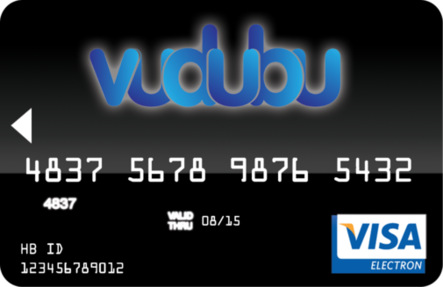 Carte Visa prépayée de Vudubu