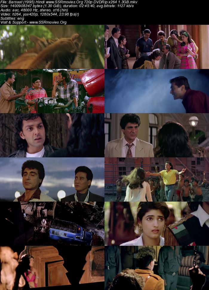 Barsaat (1995) Hindi 720p DVDRip x264