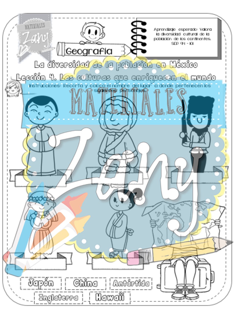 Materiales Zany Quinto Grado Bloque III Materiales Zany