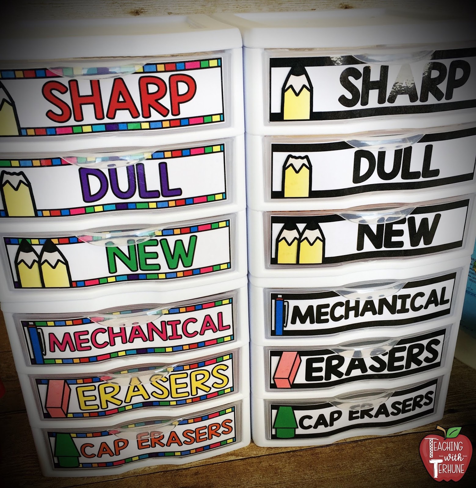 Teaching With Terhune: PENCIL MANAGEMENT SYSTEM