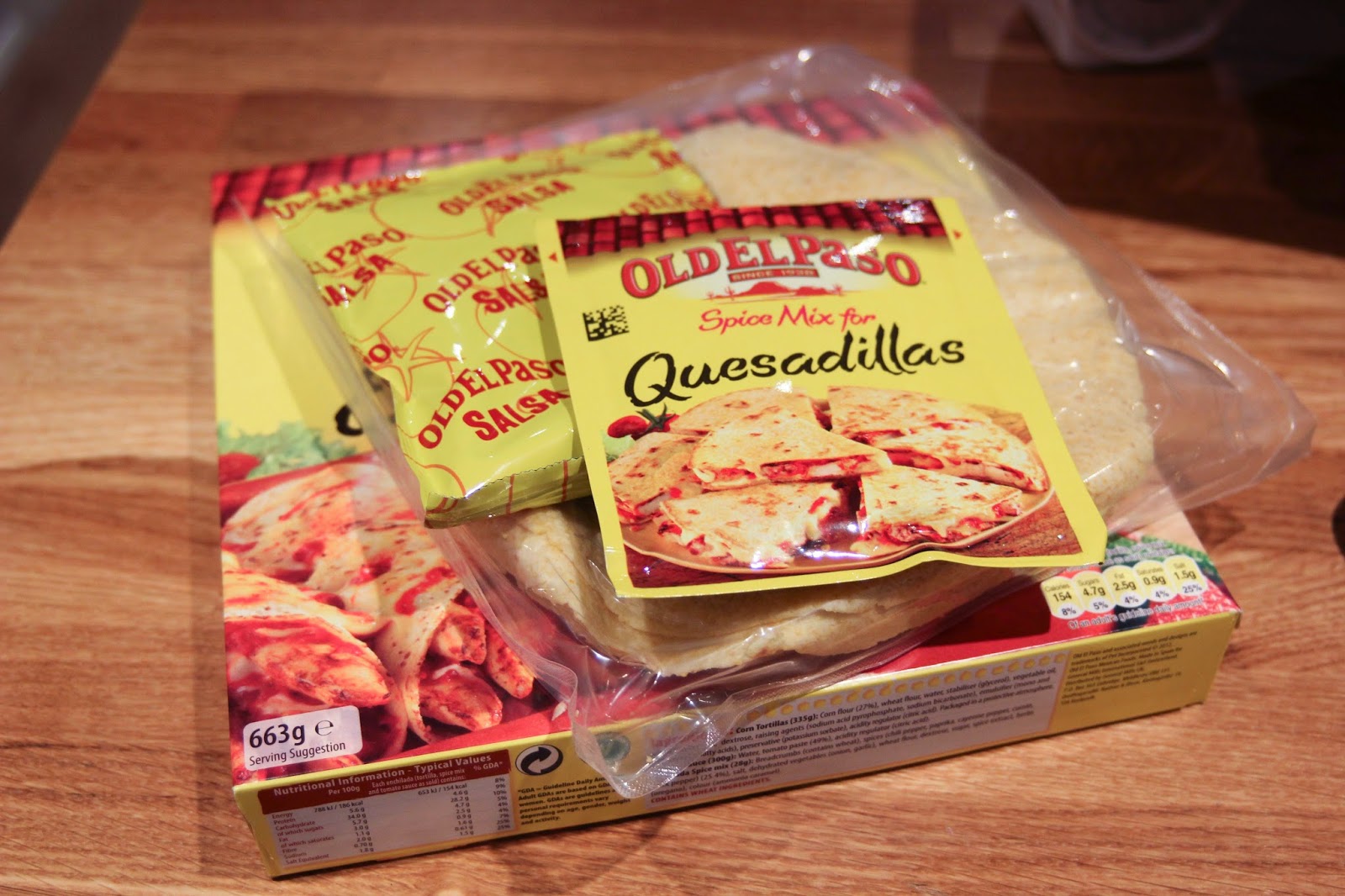 Side Street Style Old El Paso Quesadilla review