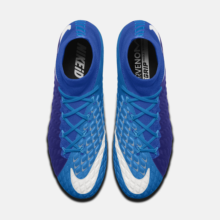 Nike Hypervenom Phantom 3 III Elite SG PRO Size 10 Blue