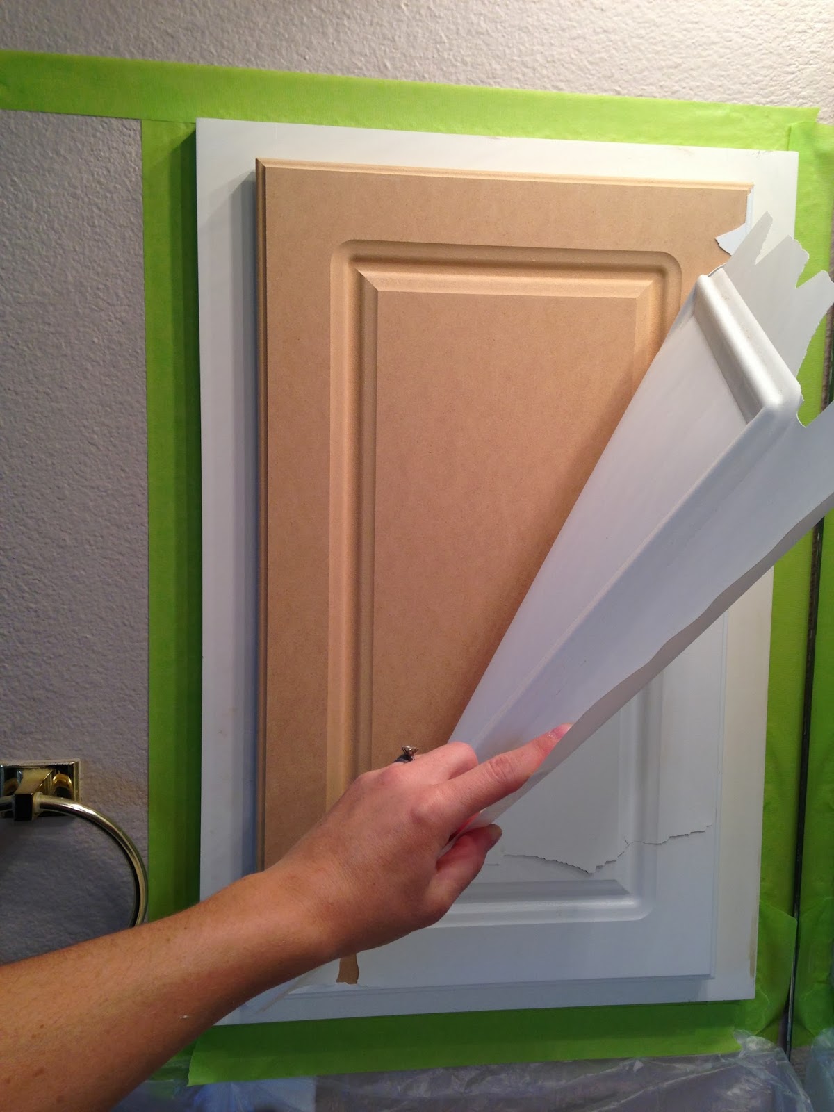 Painting Formica Doors & Worthy Painting Laminate Before And After About Remodel