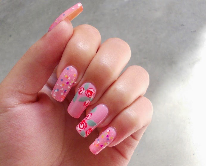 Alphabet nail art challenge Letter R Ella's Beauty Corner