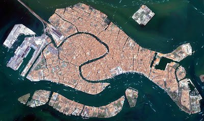 Ariel View of Venice Italy