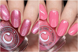 cancer breast carol nail awareness sample colores polish duo press