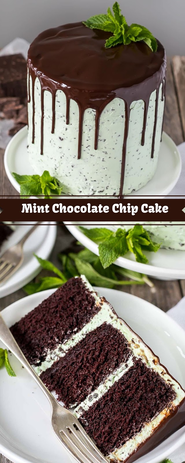 Mint Chocolate Chip Cake