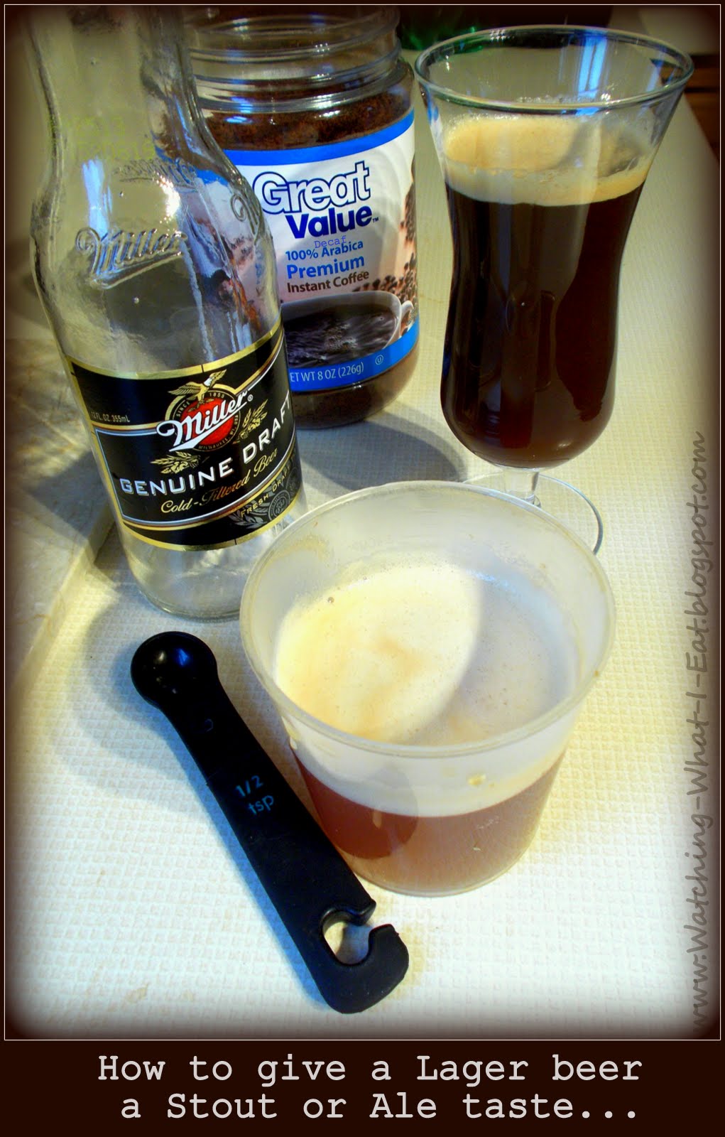 Watching What I Eat How To Get a Stout or Ale taste out of a Pale