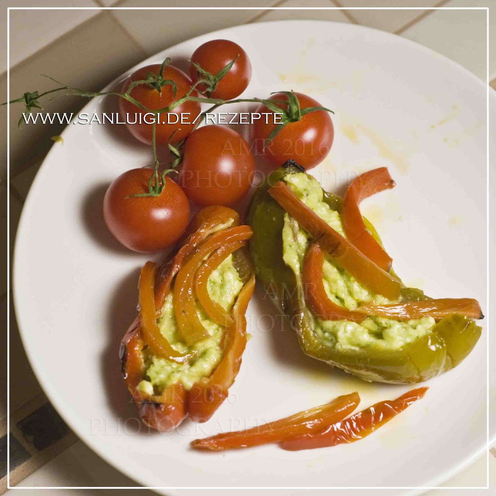 Kochen mit San Luigi: Gefüllte gegrillte Paprika Kochen mit San Luigi: Gefüllte gegrillte Paprika