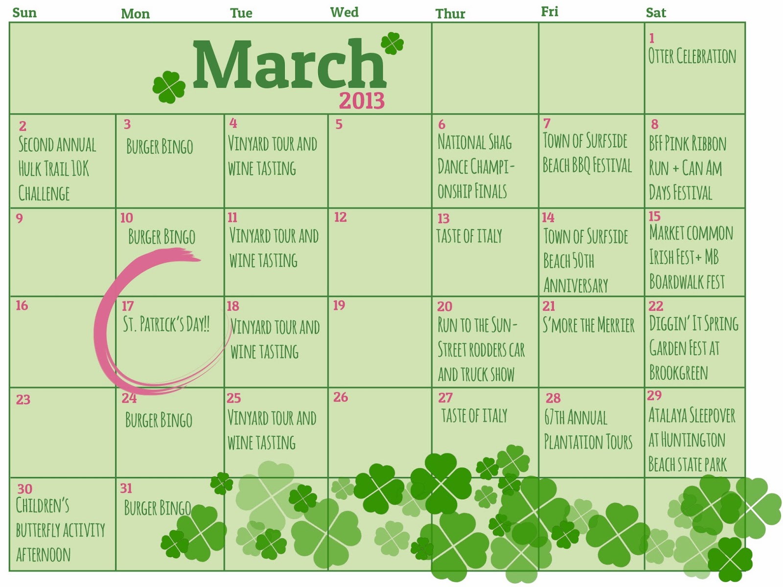 Plantation Resort Insider March Calendar Of Events There s Always Plantation Resort Insider March Calendar Of Events There s Always