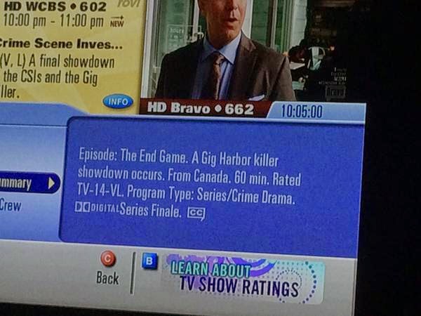 CSI - CBS Accidentally Promotes Next Week's Episode as "Series" Finale