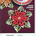 Pattern/ Patrón: posavasos con flor y hojas / Coaster with flower motiff and leaves