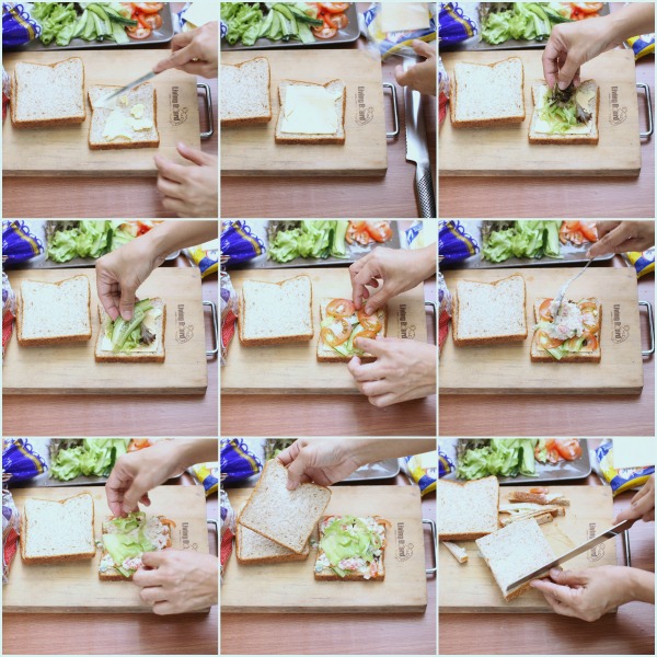 masam manis Tuna Sandwich yang sangat sedap!