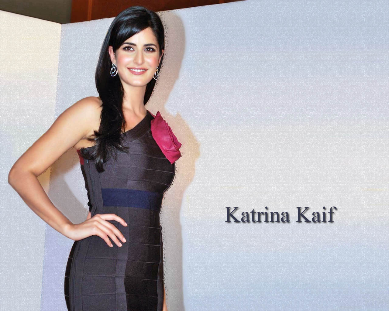 Katrina-Kaif-Super-Hot-Black-Dress-Red-F