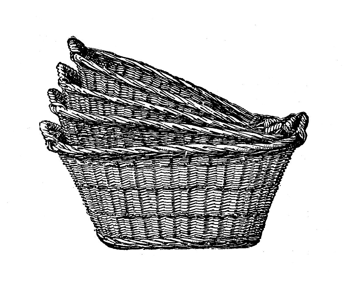 clothes basket clipart - photo #15