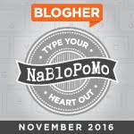 November NaBloPoMo