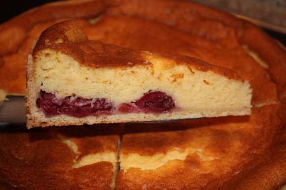 dies´und das und süsse Sachen...: Kirschkuchen mit Grießguss
