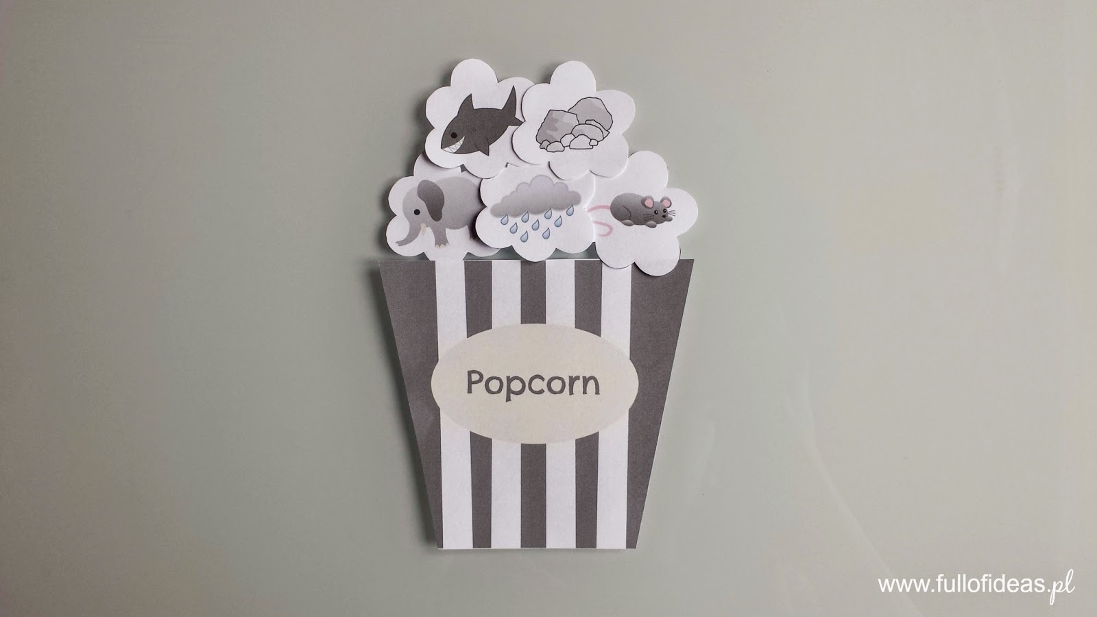 DIY Popcorn game for preschoolers ⋆ Head Full of Ideas