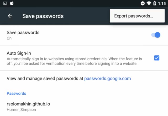 google-chrome-for-android-new-feature-exporting-passwords