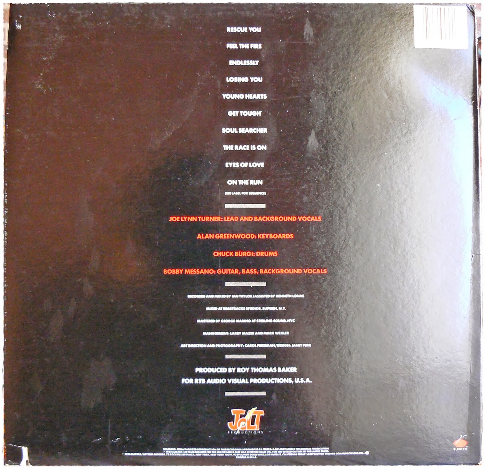 Joe Lynn Turner Rescue you (1985)