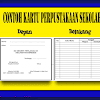 Contoh Kartu Perpustakaan Sekolah Siap Cetak