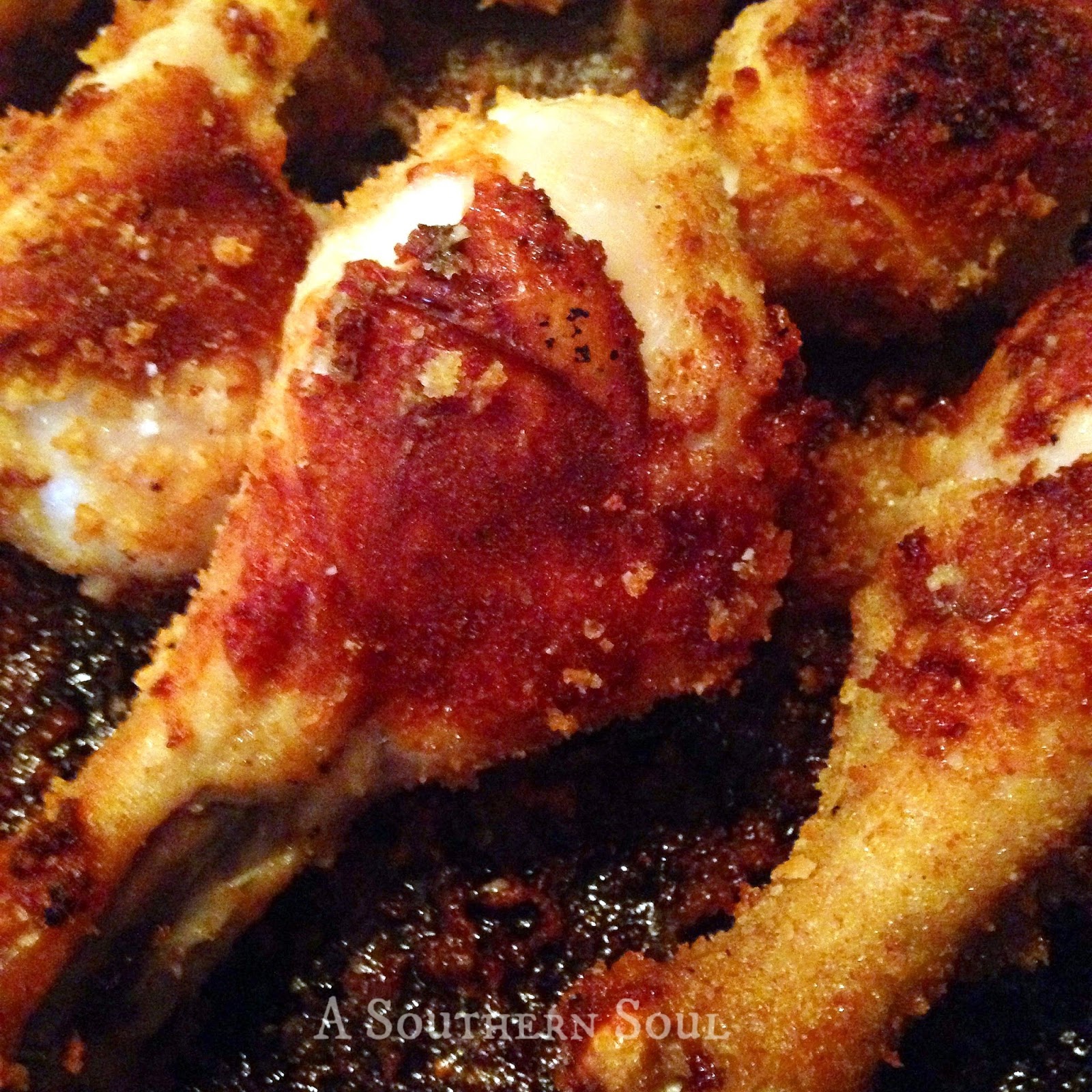 Oven Fried Chicken - A Southern Soul
