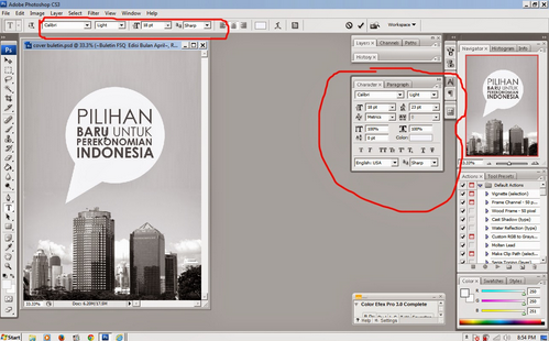 Cara Membuat Desain Cover Buletin dengan Photoshop Cara Membuat Desain Cover Buletin dengan Photoshop