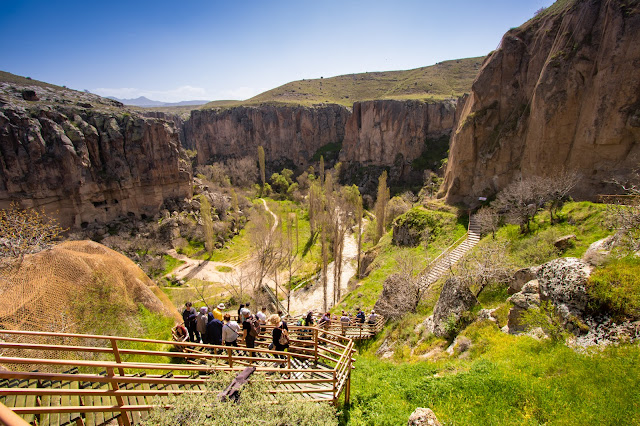Ihlara valley in Cappadocia