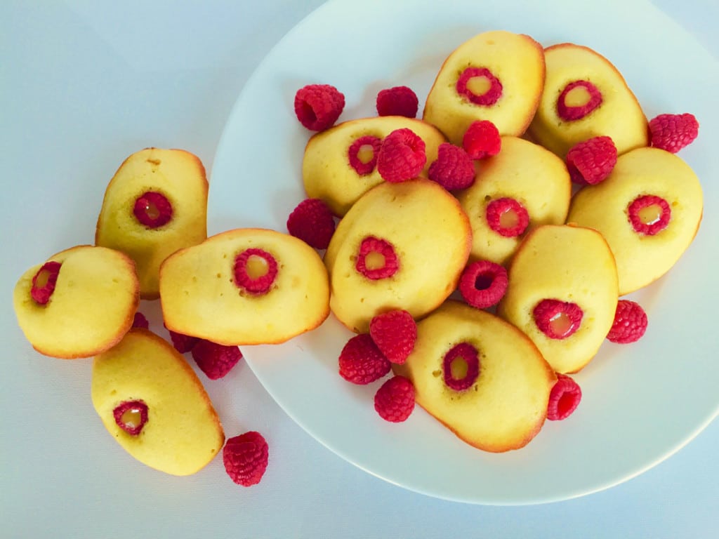 Lemon-Raspberry Madeleines Lemon-Raspberry Madeleines