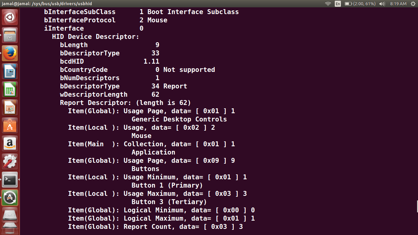 Learning USB HID in Linux Part 2 - Print Report Descriptors
