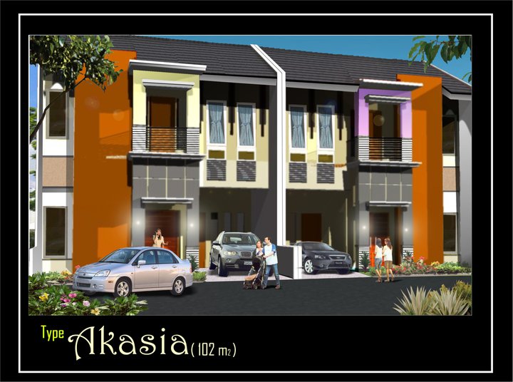 Cantik rumah minimalis 2 lantai type 21 tahun 2013