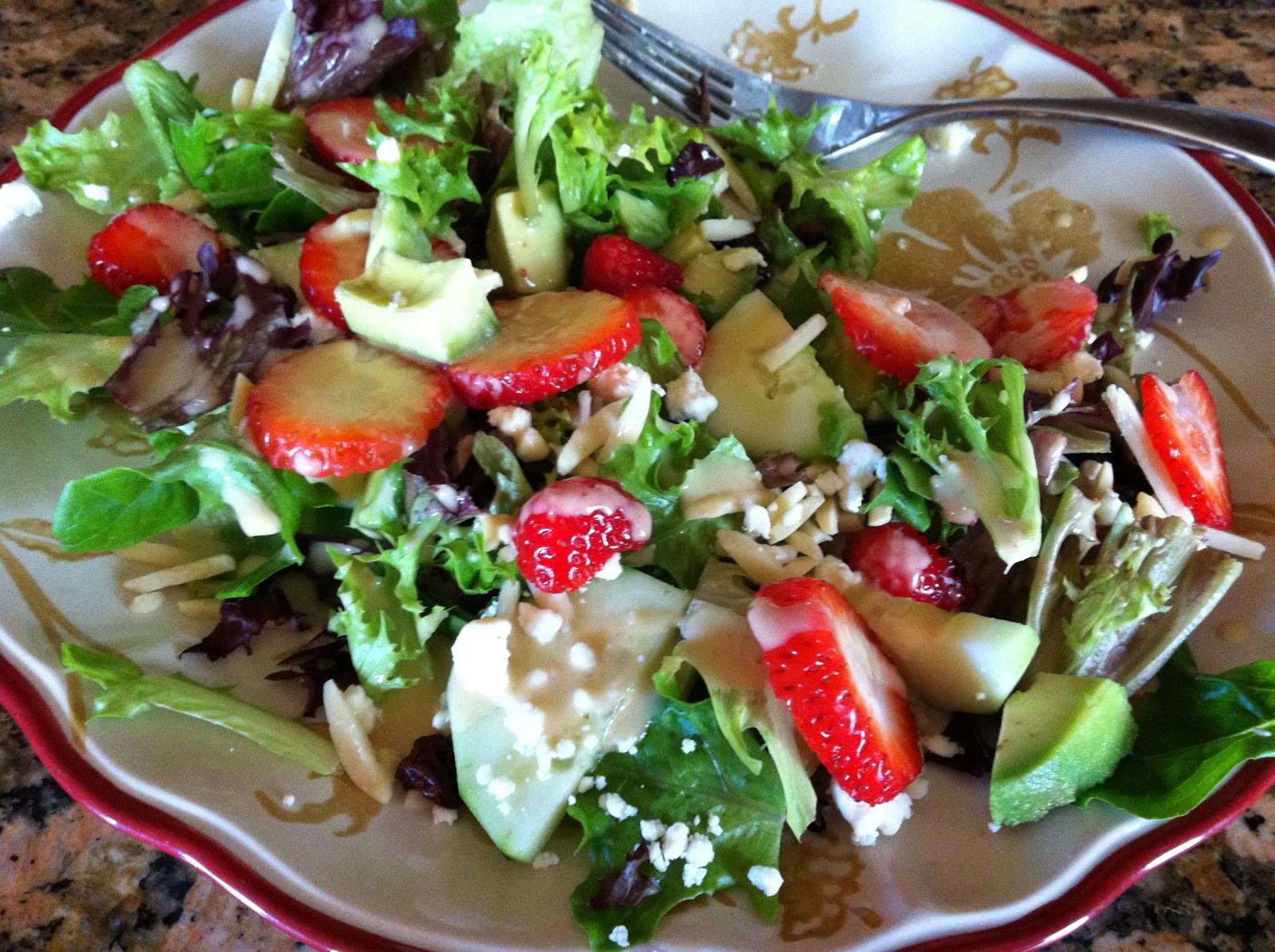 Health Nuts Salad with Maple Syrup Dressing