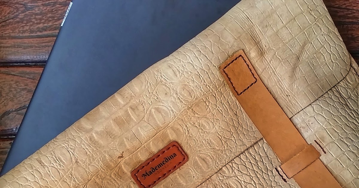 DIY Leather Laptop Case