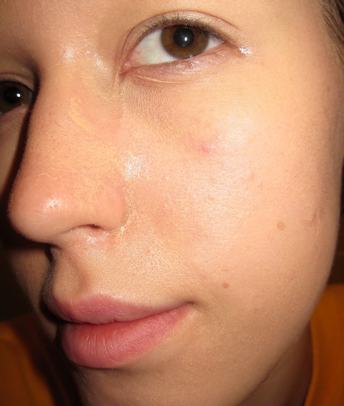 Cakey Foundation Around Nose