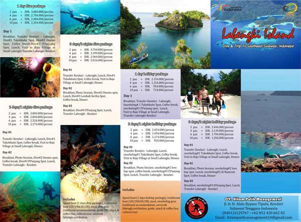 Contoh Brosur Tour Travel Paket Wisata Terbaru