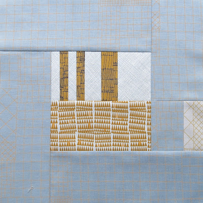 Modern sampler quilt - Block #5 - Inspired by Tula Pink City Sampler