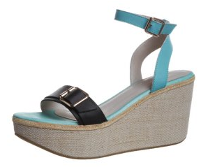 SAVVY CHIC, CANNY STYLE: Fantastic Footwear: Zign Turquoise Wedge ...