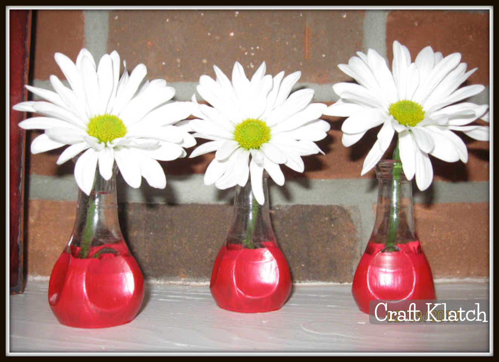 Craft Klatch ® Painted Bud Vases Craft Tutorial