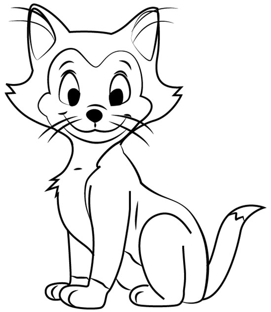 Cara Mudah Sketsa atau Menggambar Figaro dari Mickey Mouse Clubhouse