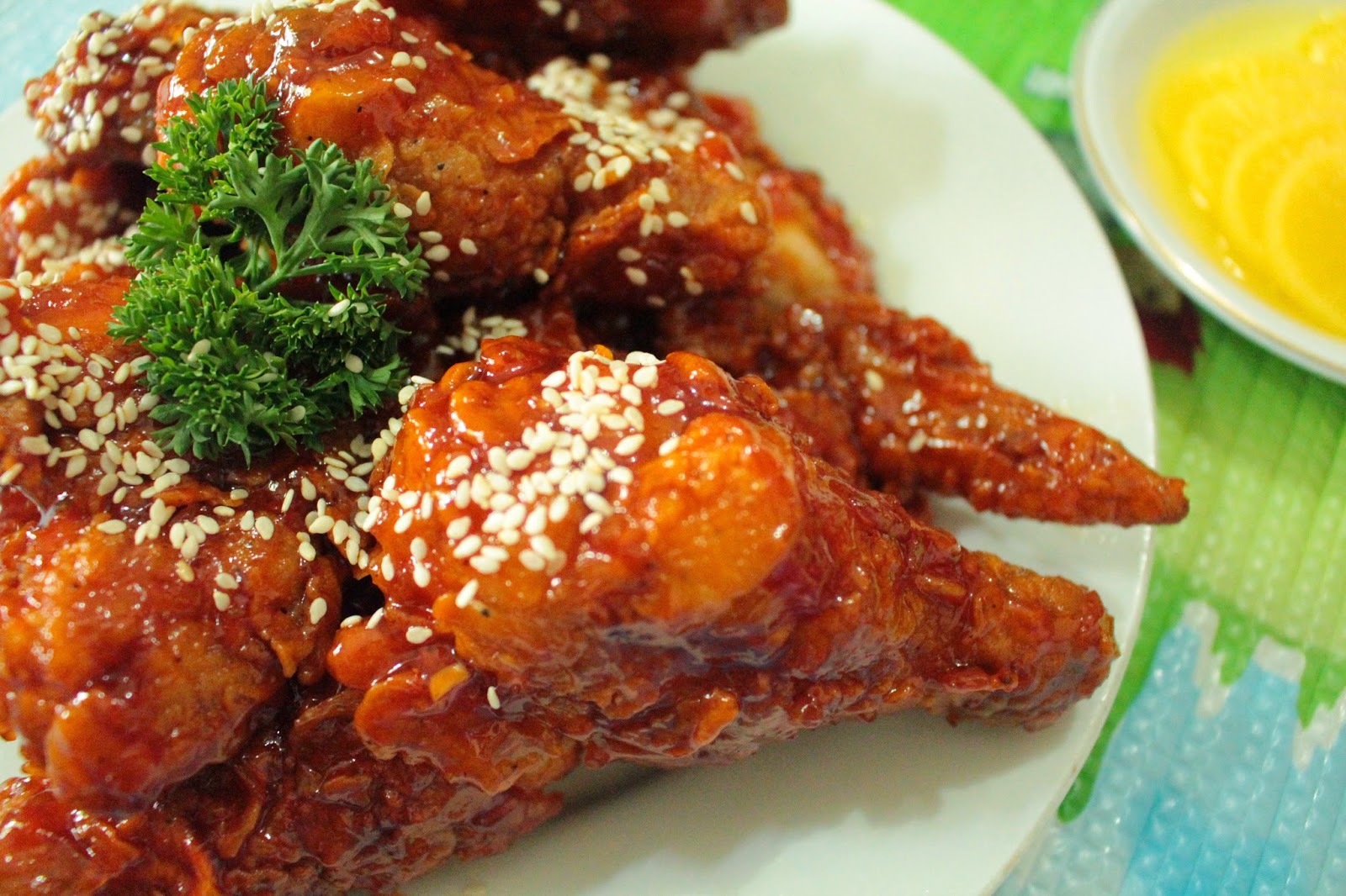 아들에 홀린 아빠 Korean Hot Spicy Sauce Chicken