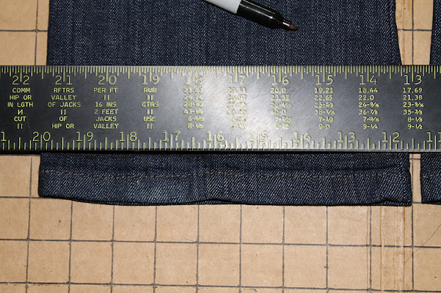 Seamingly Smitten: TUTORIAL: How to hem jeans