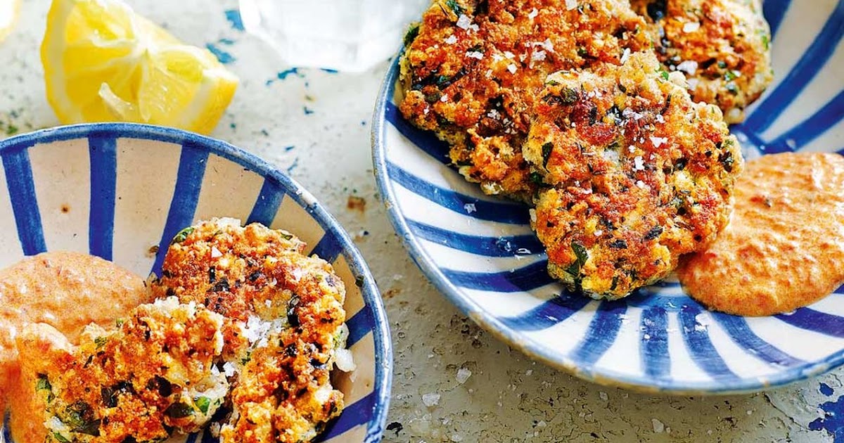 Sea bass köfte with charred capsicum sauce (fish cake) recipe