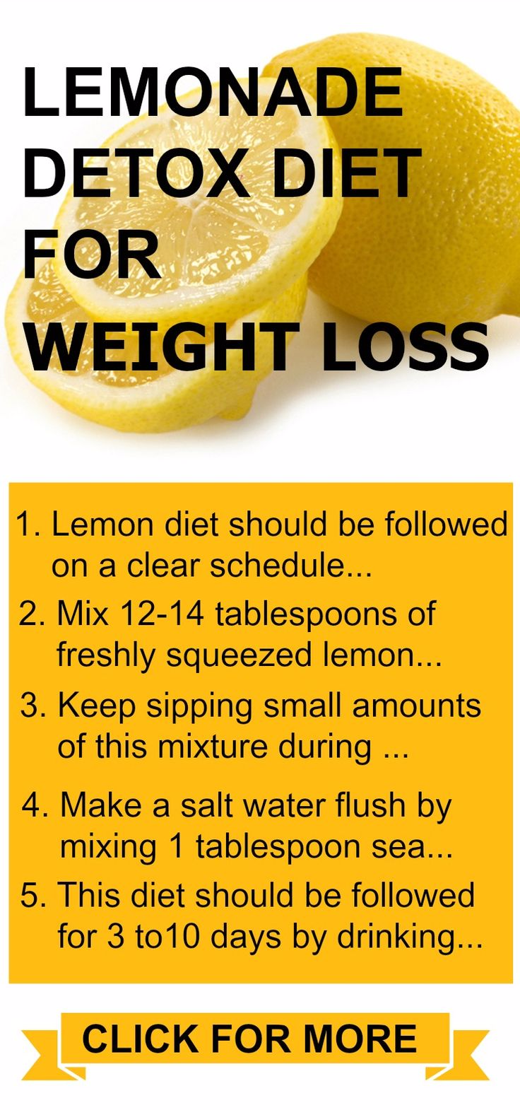 The Lemonade Detox Diet A Simple Recipe For Weight Loss Health Fitness